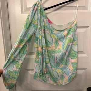 Lilly Pulitzer one shoulder top